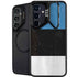 Estonia Flag Distressed Galaxy S25 Kickstand Case